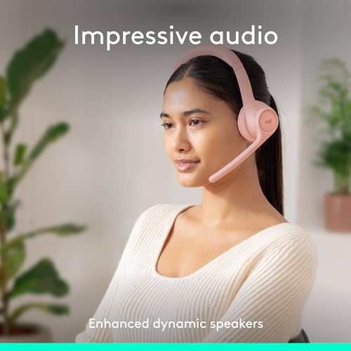 Zone 300 Wireless Bluetooth Headset with Noise Canceling (Rose)
