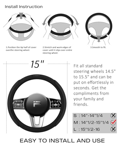Steering Wheel Cover (Black)