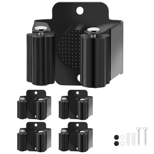 Broom Holder Wall Mount (4pack)