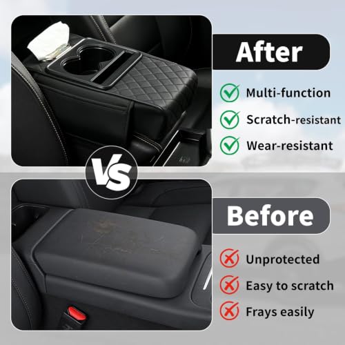 5-in-1 Center Console Cover Fit for Ford Mustang Mach-E #005 Black (Fit for Ford Mustang Mach-E / #005 Black)
