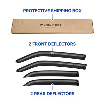Window Visors Rain Guards for 2005 (2005-2010 Chrysler 300)