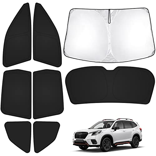 Windshield Sun Shade for Subaru Forester 2019 (Window Covers for Subaru Forester 19-24)