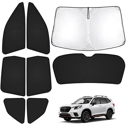 Windshield Sun Shade for Subaru Forester 2019 (Window Covers for Subaru Forester 19-24)