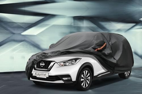 7 Layers Waterproof SUV Car Cover for Nissan Kicks 2017 (PE-Black / Custom Fit Nissan Kicks)