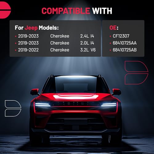 Cabin Air Filter CF12307 for Jeep 2019 (8.9" x 9.5" x 0.9" / CF12307)