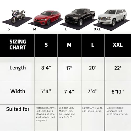 Garage Floor Mat 17' x 7'4" (17' x 7'4" (Rectangular))