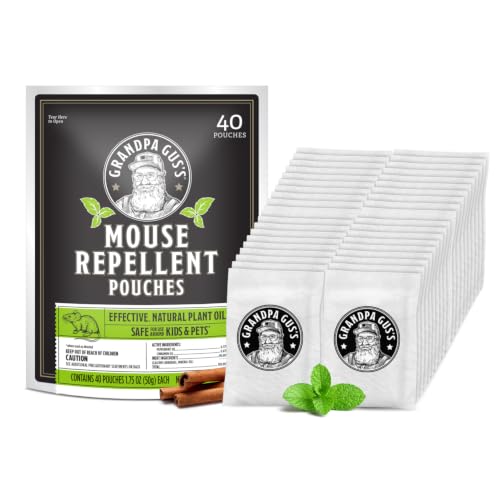 Mouse Repellent Pouches (40 Count (Pack of 1))