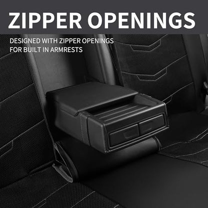 Car Seat Cover (N2 Black Gray / Full Set)