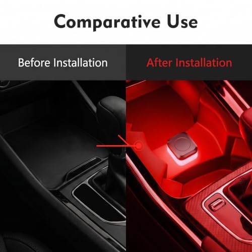 Car Interior USB LED Lights (1 PC / Red)