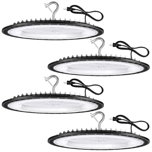 4 Pack 300W UFO Led High Bay Light Fixture (300W 4pack UFO Led High Bay light)