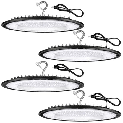 4 Pack 300W UFO Led High Bay Light Fixture (300W 4pack UFO Led High Bay light)
