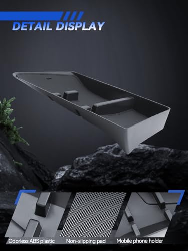 for Lexus RX Dashboard Console Organizer 2023 2024 2025 2026 Lexus RX350 RX350H RX450H RX500H Accessories Armrest Organizer Storage Box Console Dash Tray (for 2023-2026 Lexus RX)