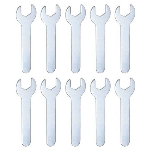 10pcs Small Wrench 11x70x1.5mm Metric U (11x70x1.5mm)