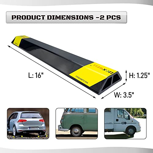 16" 2 Pcs Heavy Duty Parking Aid for Garage (2pc 16")