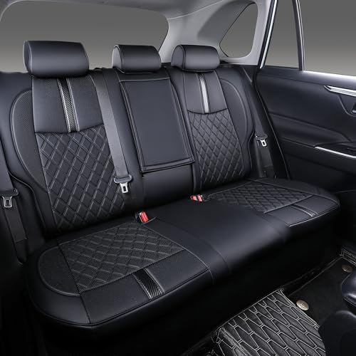 Custom RAV4 Seat Covers for 2019 (Black Sport / 2019-2025 RAV4 Gas)
