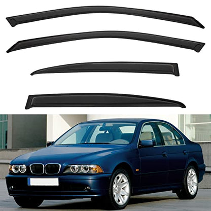 4pcs Window Visors Rain Guards for 1997 (1997-2003 5-Series/M5 E39)