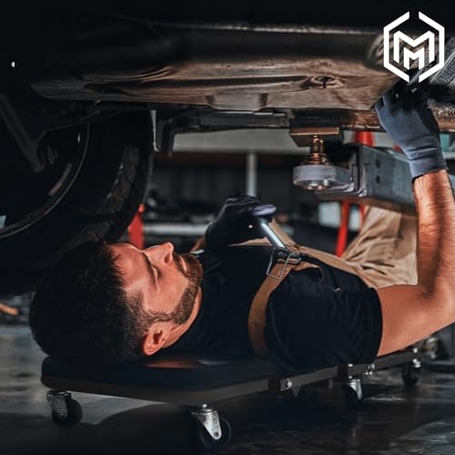 Heavy Duty Convertible Mechanic Creeper (Black / 48")