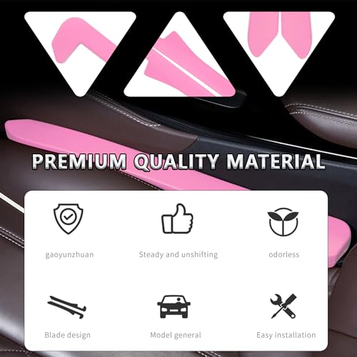 Car Seat Gap Filler 2 Pack (Pink/2pcs)