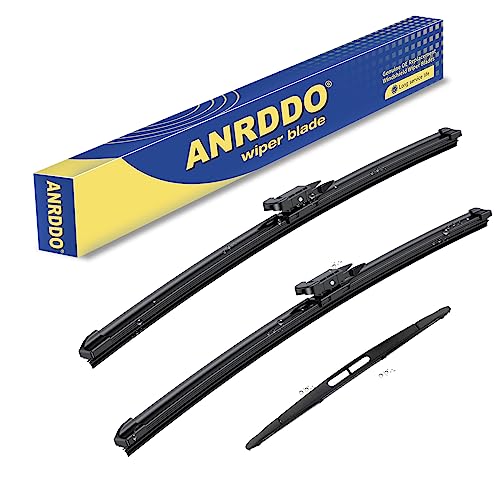 3 Wipers Replacement for 2012 (26"+15"+11" / Pinch Tab)