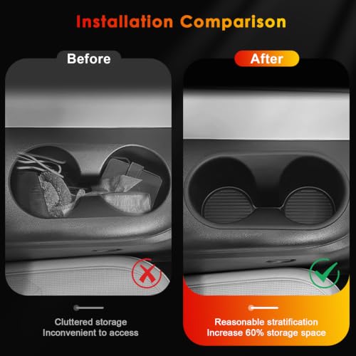 2-Pack) for 2026 Palisade Third-Row Side Cup Holder Insert for 2026 Hyundai Palisade TPE Cupholder Organizer Expander Anti-Spill Drink Holder Accessories