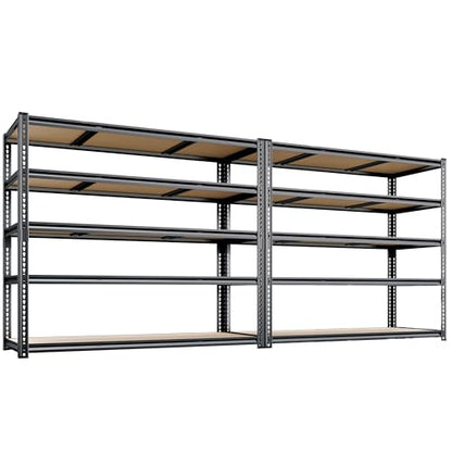 48"W Garage Shelving Heavy Duty (48"W x 72" H x 24" D)
