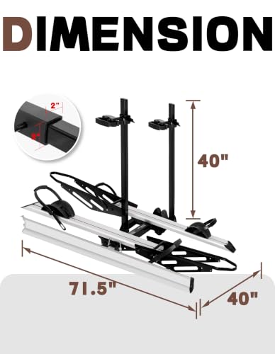 Bike Rack with Ramp (Ez-Fold 2-Bike 200lbs w Ramp)