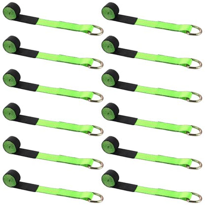 Lasso Tow Truck Straps with D Ring (2" X 10 ft)