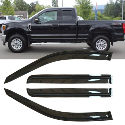 4pcs Original Window Visors for 97 (for F-150 97-03 Super/Extended)