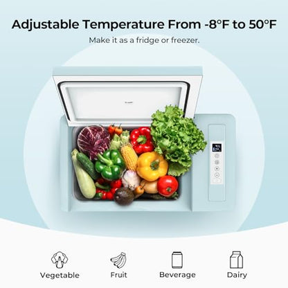 12v refrigerator 23 Quart (23 Quart / Green)