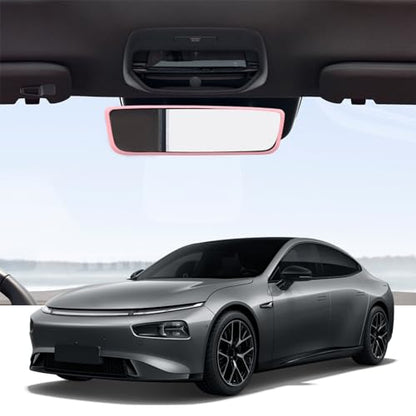 Car Rear View Mirror Protector Frame (Pink-1PCS)