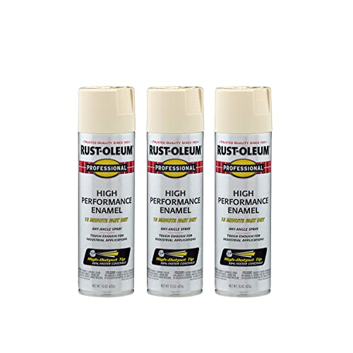 Professional High Performance Gloss Almond Spray Paint (Gloss Almond / 15 Ounce (Pack of 3))