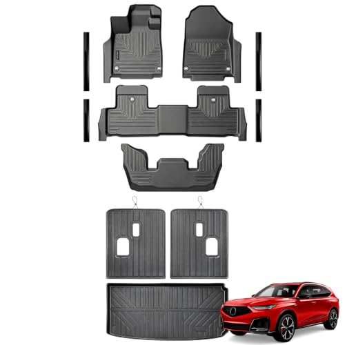 Floor Mats Cargo mats Backrest Mat Door Sill Guards for Acura MDX 2022