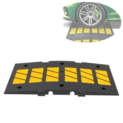 Rubber Speed Bump Middle Section 36"x20"x2" Heavy Duty 22 (Middle Part1 Pack)