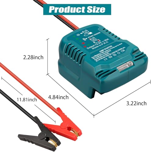 Car Jump Starter Compatible with Makita 18V Battery