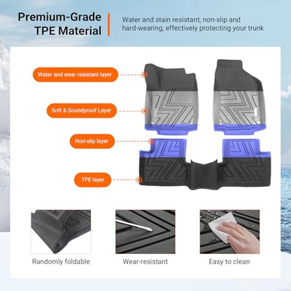 Floor Mats Cargo Mat Compatible with 2019