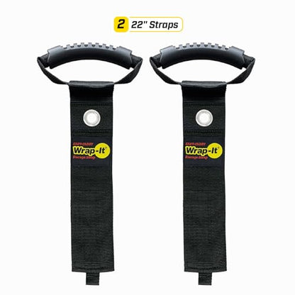 Easy Carry Wrap (22" (2 Pack) with Grommet / Black)