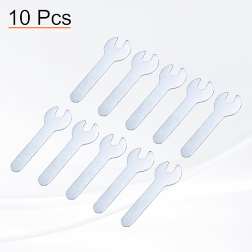 10pcs Small Wrench 7x66x1.5mm Metric U (7x66x1.5mm)