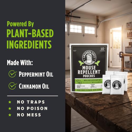 Mouse Repellent Pouches (10 Count (Pack of 1))