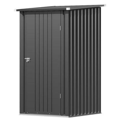 3x3 FT Outdoor Storage Shed (Black / 3x3 FT)