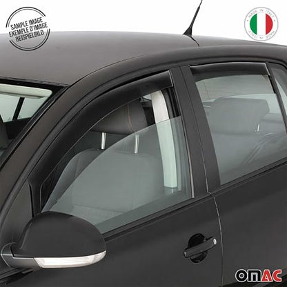 Window Visor Vent Rain Deflector for Hyundai Tucson 2016 (Tucson 2016-2021 / Wind Deflector / In-Channel)