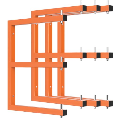 4 Pack Wall Mounted Lumber Rack (C– 4 Pack, 6 Level)