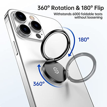 Adhesive Phone Ring Holder (Black / 1 Pack)