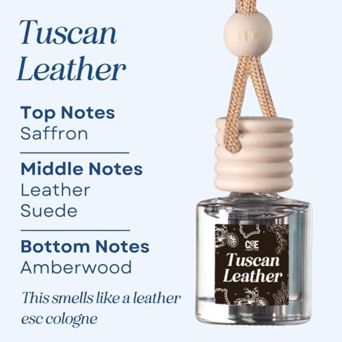 CANDECraftCo 2 Pack Hanging Car Air Freshener Diffuser for Essential Oils