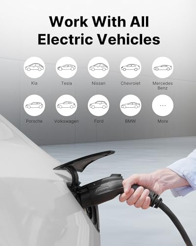 MaxiCharger Level 2 EV Charger up to 40Amp (White)