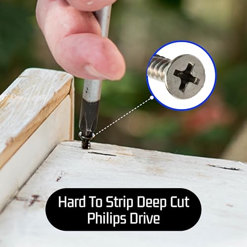 6 x 1 2'' Stainless Steel Flat Head Phillips Wood Screw (#6 X 1/2'')