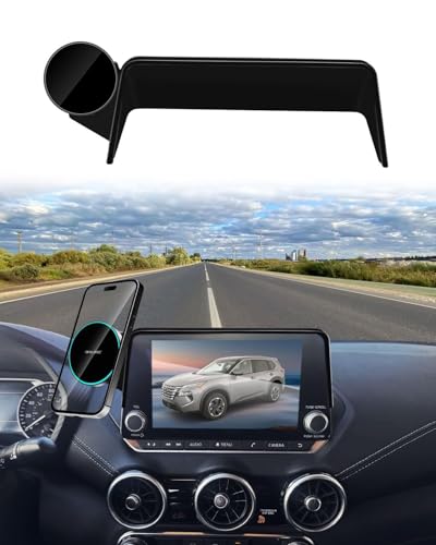 Magnetic Charger Phone Holder for Nissan Rogue SV 2021 (Magnetic Wireless Charger / 21-26 Rogue/20-25 Sentra/19-25 Altima | 8-Inch)