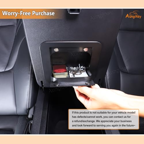 Car Armrest Hidden Storage Box Fit Toyot@ Land Cruiser 250 Prado 2024 2025 Center Console Handrail Privacy Storage Box Organizer Tray Armrest Storage Box Container Insert Pallet Manager Accessories (for Land Cruiser 250 Prado)