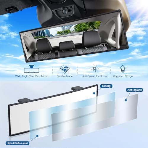 Panoramic Car Rear View Mirrors (10Inch)