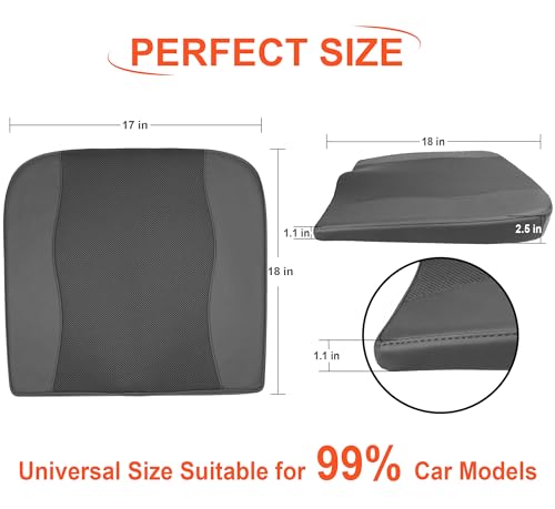 Car Seat Cushion (Obsidian Speck Black)