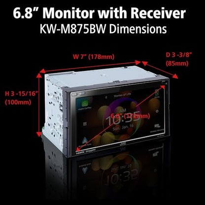 KW M875BW Built in Wi